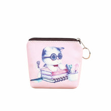 Cute Cat Women Bag Coin Purse Wallet Girl PU Leather Zipper Purses Key Card Bags Lady Wallets Bolsa Feminina CF