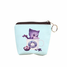 Cute Cat Women Bag Coin Purse Wallet Girl PU Leather Zipper Purses Key Card Bags Lady Wallets Bolsa Feminina CF
