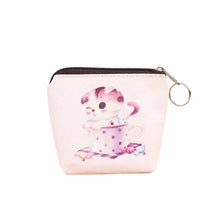 Cute Cat Women Bag Coin Purse Wallet Girl PU Leather Zipper Purses Key Card Bags Lady Wallets Bolsa Feminina CF