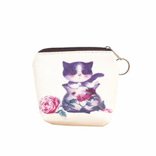 Cute Cat Women Bag Coin Purse Wallet Girl PU Leather Zipper Purses Key Card Bags Lady Wallets Bolsa Feminina CF