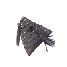 Designer Handbags Triangle rivets coin tassel Clutch Small feast purse woman Bag bolsos femenina CF