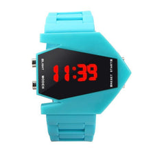 Digital Watch Men Top Luxury Military Army Airplane Aivator Pilot LED Cuff Watches Relogio Masculino CF