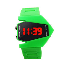 Digital Watch Men Top Luxury Military Army Airplane Aivator Pilot LED Cuff Watches Relogio Masculino CF