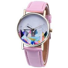 Dress Watch Women PU Leather Band Elegant Clock Analog Quartz Dress Wrist Watch Relogio Feminino CF