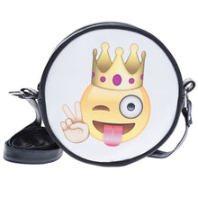Emoji Leather Women Bags Handbag Cross Body Shoulder Messenger Bag Cute Girls Mini Bolsa CF