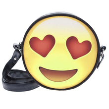 Emoji Leather Women Bags Handbag Cross Body Shoulder Messenger Bag Cute Girls Mini Bolsa CF