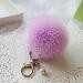 Faux Rabbit Fur Ball Keychain Bag Plush Car Key Ring Car Charm Keychain Pendant Gift for girl CF
