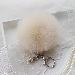 Faux Rabbit Fur Ball Keychain Bag Plush Car Key Ring Car Charm Keychain Pendant Gift for girl CF