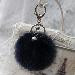 Faux Rabbit Fur Ball Keychain Bag Plush Car Key Ring Car Charm Keychain Pendant Gift for girl CF