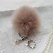 Faux Rabbit Fur Ball Keychain Bag Plush Car Key Ring Car Charm Keychain Pendant Gift for girl CF