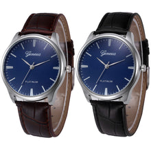 Geneva Watch Men Retro Design Top Luxury PU Leather Band Military Army Quartz Watch Relogio Masculino CF