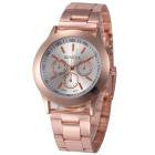 Geneva Watch Women Relogio Feminino Stainless Steel Band Quartz Wrist Dress Clock Famous Gift CF