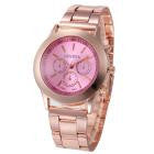 Geneva Watch Women Relogio Feminino Stainless Steel Band Quartz Wrist Dress Clock Famous Gift CF