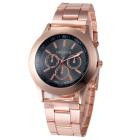 Geneva Watch Women Relogio Feminino Stainless Steel Band Quartz Wrist Dress Clock Famous Gift CF