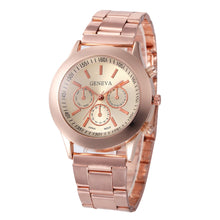 Geneva Watch Women Relogio Feminino Stainless Steel Band Quartz Wrist Dress Clock Famous Gift CF