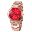 Geneva Watch Women Relogio Feminino Stainless Steel Band Quartz Wrist Dress Clock Famous Gift CF