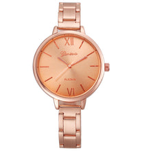 Geneva Watches Women Gold Silver Dress Clock Relogio Feminino Stainless Steel Band Analog Quartz Watch CF