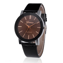 Geneva Watches Women Dress Clock PU Leather Band Bracelet Quartz Wrist Watch Relogio Feminino CF