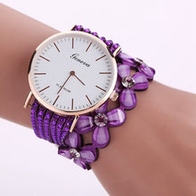 Geneva Women Bracelet Watches Rhinestone Crystal Dress clock bangle Wrist Watch Relogio Feminino CF