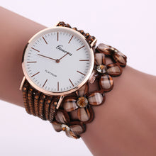 Geneva Women Bracelet Watches Rhinestone Crystal Dress clock bangle Wrist Watch Relogio Feminino CF