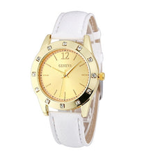 Geneva Women Dress Watches Rhinestone Crystal relogio feminino Analog Clock PU Leather Band Quartz Wrist Watch CF