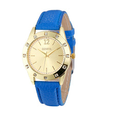 Geneva Women Dress Watches Rhinestone Crystal relogio feminino Analog Clock PU Leather Band Quartz Wrist Watch CF
