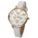 Geneva Women Watch Dress Clock Heart Pattern Faux Leather Quartz Analog Watch Relogio Feminino CF