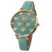 Geneva Women Watch Dress Clock Heart Pattern Faux Leather Quartz Analog Watch Relogio Feminino CF