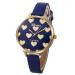Geneva Women Watch Dress Clock Heart Pattern Faux Leather Quartz Analog Watch Relogio Feminino CF