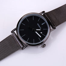 Geneva Women Watches Dress Clock Stainless Steel Mesh Band Quartz Wrist Watch Relogio Feminino Gift CF