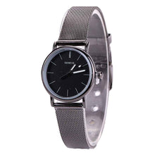 Geneva Women Watches Dress Clock Stainless Steel Mesh Band Quartz Wrist Watch Relogio Feminino Gift CF