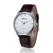 Geneva Women Watches Retro Design PU Leather Band Dress Clock Analog Quartz Wrist Watch Relogio Feminino CF