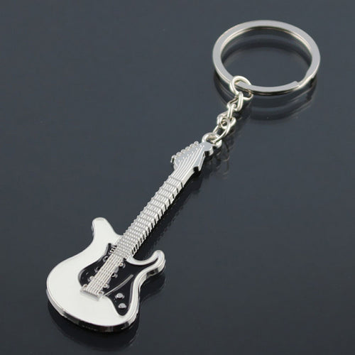Guitar Keychain Buckle Key Chain Ring for men's Gifts Design CF