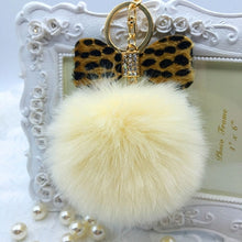 Key chain Fluffy Faux Rabbit Fur Ball Charm Car Keychain Handbag Solid Charm Key Ring Gift CF