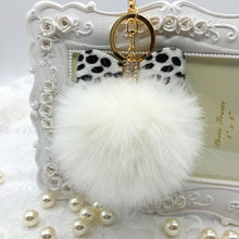 Key chainFluffy Faux Rabbit Fur Ball Bowknot Charm Car Keychain Handbag Charm Key Ring Gift CF