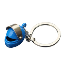 Keychain Creative Motorcycle Bicycle Helmet Key Chain Ring Keyring Key Fob Gift CF