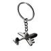 Keychain Personality Key Chain Metal Keyring Civil Aircraft Pattern Keys Ring Gift CF