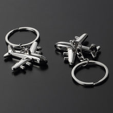 Keychain Personality Key Chain Metal Keyring Civil Aircraft Pattern Keys Ring Gift CF
