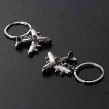 Keychain Personality Key Chain Metal Keyring Civil Aircraft Pattern Keys Ring Gift CF