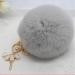 Keychain Rabbit Fur Dancing Angel Rhinestone Ball Bag Plush Car Key Ring Charm Car Key Pendant gift CF