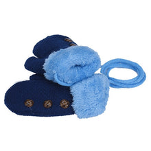 Knitted Gloves Children Warm Rope Mittens Boy Leaf Girl Glove CF