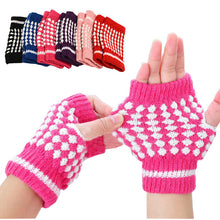 Ladies Hand Wrist Warmer Fingerless Gloves Cute Girls Knitting Warm Mittens Pineapple Pattern CF