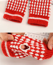 Ladies Hand Wrist Warmer Fingerless Gloves Cute Girls Knitting Warm Mittens Pineapple Pattern CF
