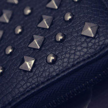 Lady Women Wallet PU Leather Clutch WalletS Long Card Punk Rivet Pattern bolsa feminina CF