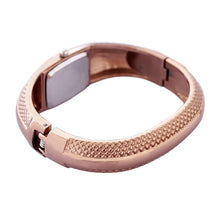 Luxury Quartz Watch Lady Cuff Bangle Bracelet Wristwatch Clock Watches Crystal Gold Relogio CF