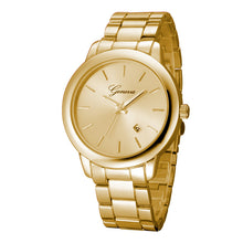 Luxury Geneva Women Watches Crystal Stainless Steel Band Clock Gold Silver Analog Watch Relogio Feminino CF