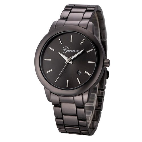 Luxury Geneva Women Watches Crystal Stainless Steel Band Clock Gold Silver Analog Watch Relogio Feminino CF