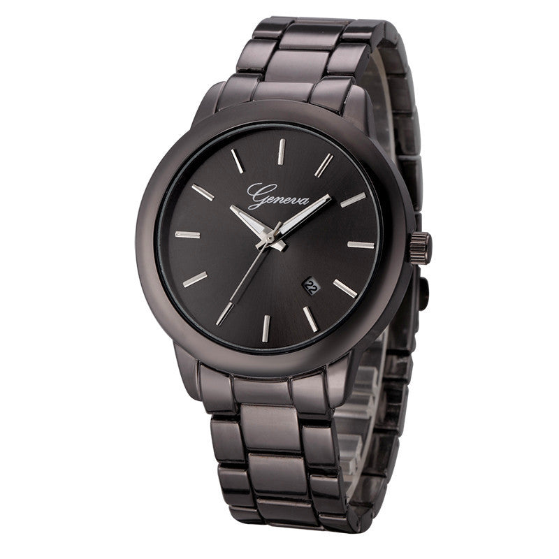 Luxury Geneva Women Watches Crystal Stainless Steel Band Clock Gold Silver Analog Watch Relogio Feminino CF