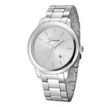 Luxury Geneva Women Watches Crystal Stainless Steel Band Clock Gold Silver Analog Watch Relogio Feminino CF