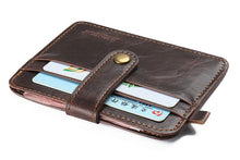 Luxury Retro Mens Wallets PU Leather Clutch Wallet Credit ID Card Slim Purse bolso masculino CF